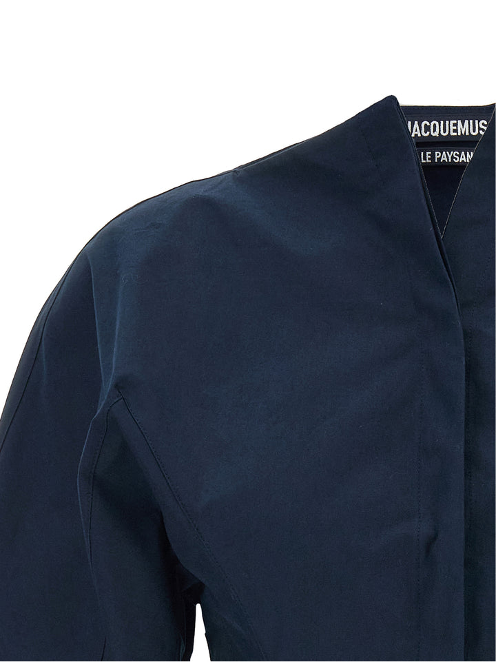 Jacquemus La Chemise Moisson Camicie - Blu | a64e1fff6f9ff1f9af7a7d975ded35ef42912eac
