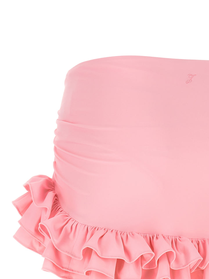 Jacquemus La Mini Jupe Playa Gonne - Rosa | a2e6c853a54324512ad97fbde20d02a4afc85ea1
