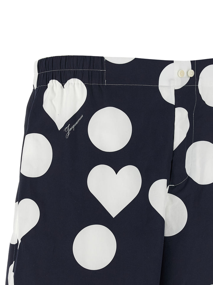 Jacquemus Le Short Calecon Bermuda e Short - Blu | 68b68333d24b015ddc113cefae9d4a7b4f6b5c10