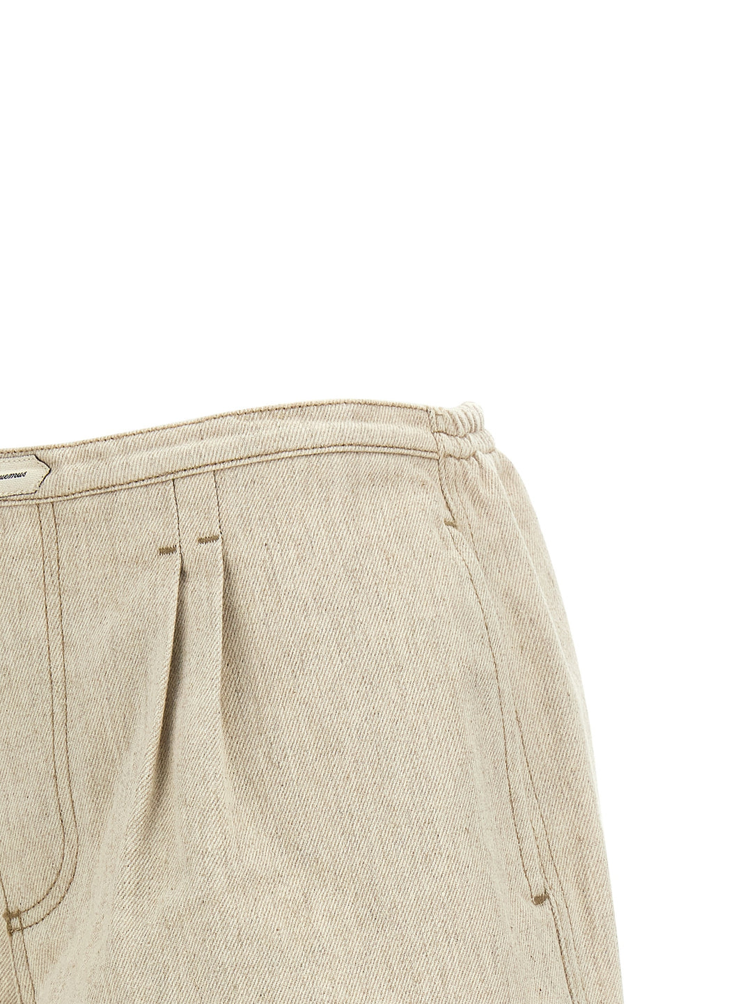 Jacquemus Le Short De-Nimes Amelo Bermuda e Short - Beige | f640d93fcfcf8b06e02fd378289839444e0fa34a