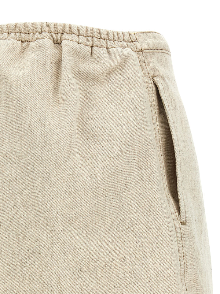 Jacquemus Le Short De-Nimes Amelo Bermuda e Short - Beige | 84d911618c4550d23963778e5d5fc20f37f87949