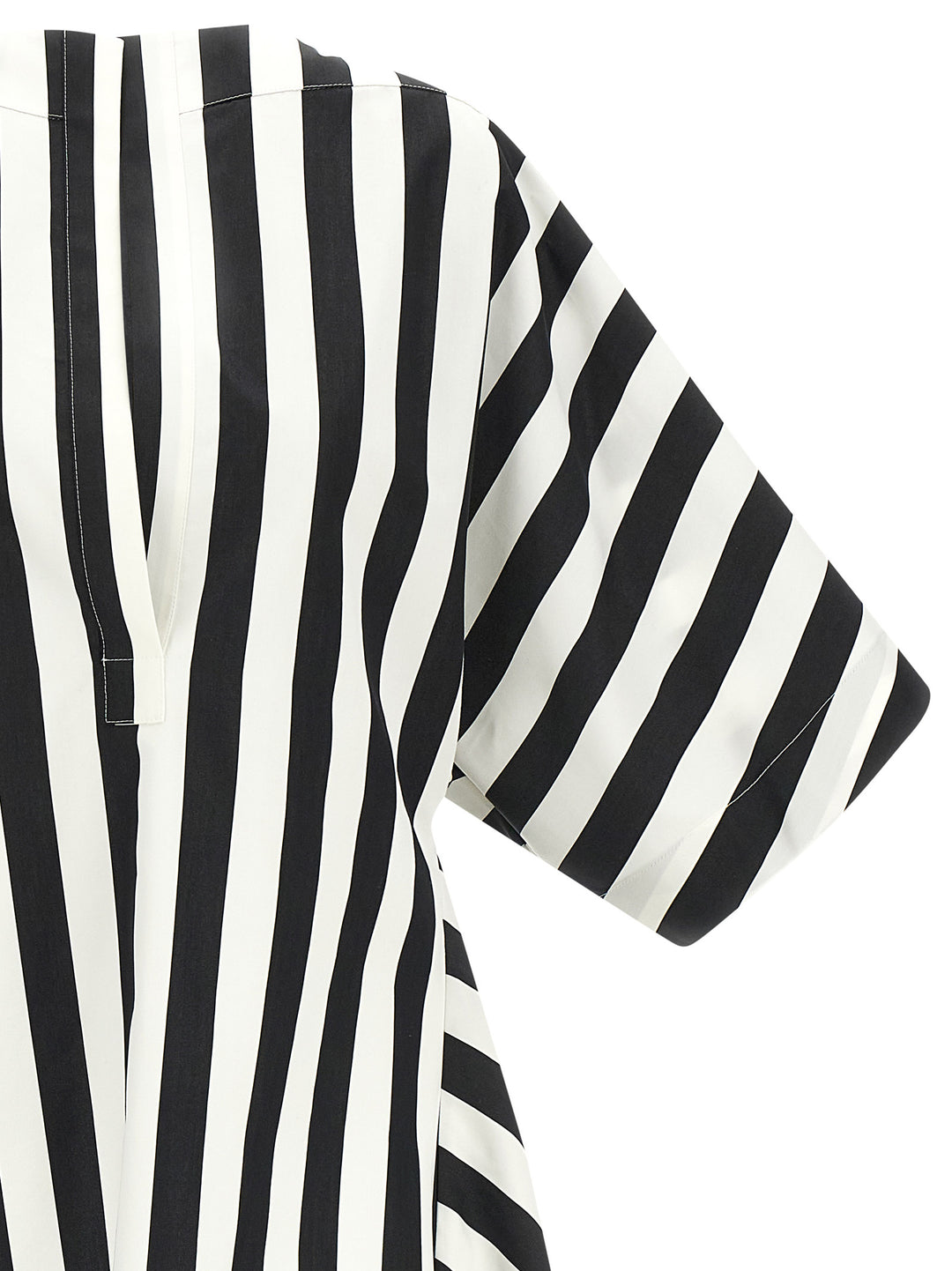 Jacquemus La Tunique Moisson Camicie - Bianco/Nero | 6feb631a4859cafca8478bf34af7bcfec3c88c4c