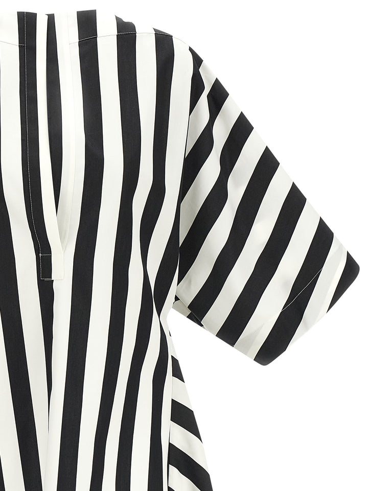Jacquemus La Tunique Moisson Camicie - Bianco/Nero | 6feb631a4859cafca8478bf34af7bcfec3c88c4c