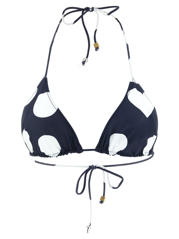 Jacquemus Le Haut De Plage Triangle Beachwear - Blu | 014e9b6c68c3b953f7a6dd0dd18ba6b0d8175db2