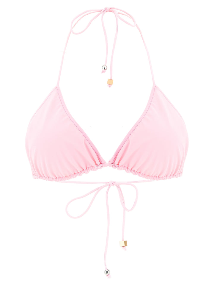 Jacquemus Le Haut De Plage Triangle Beachwear - Rosa | 2ba52ec872055a969fe310fb748a0b152314d0eb