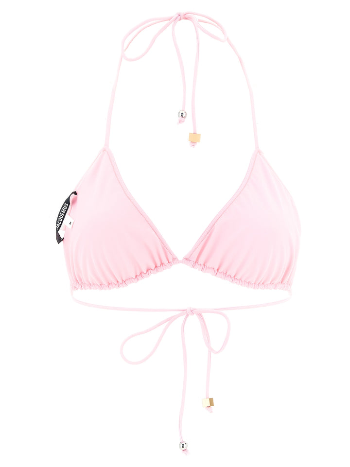 Jacquemus Le Haut De Plage Triangle Beachwear - Rosa | 6292b3221039d83d7012edb11f87e8a83936c8a0