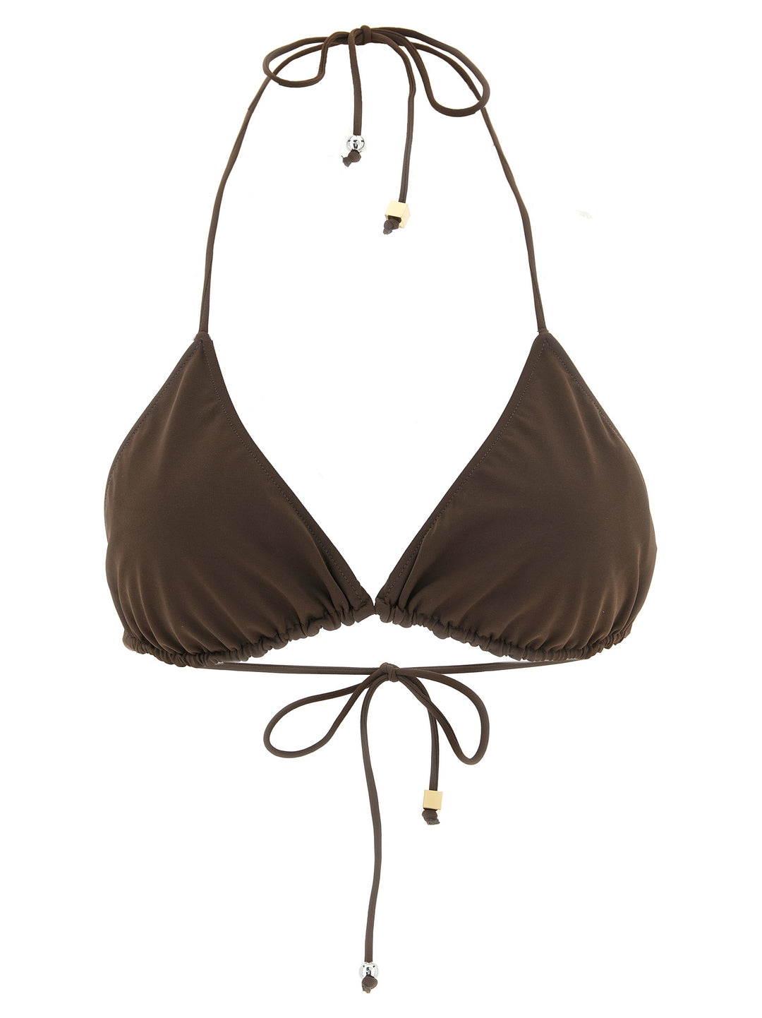 Jacquemus Le Haut De Plage Triangle Beachwear - Marrone | 531457dd367eccb4157f6c60e018dea26106194d