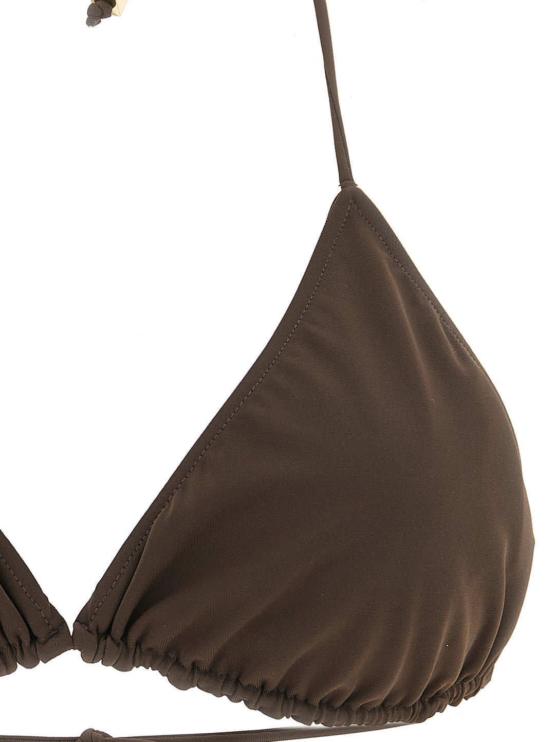 Jacquemus Le Haut De Plage Triangle Beachwear - Marrone | 5597712767c55c689ca9ee38c451729e7cd88ec7