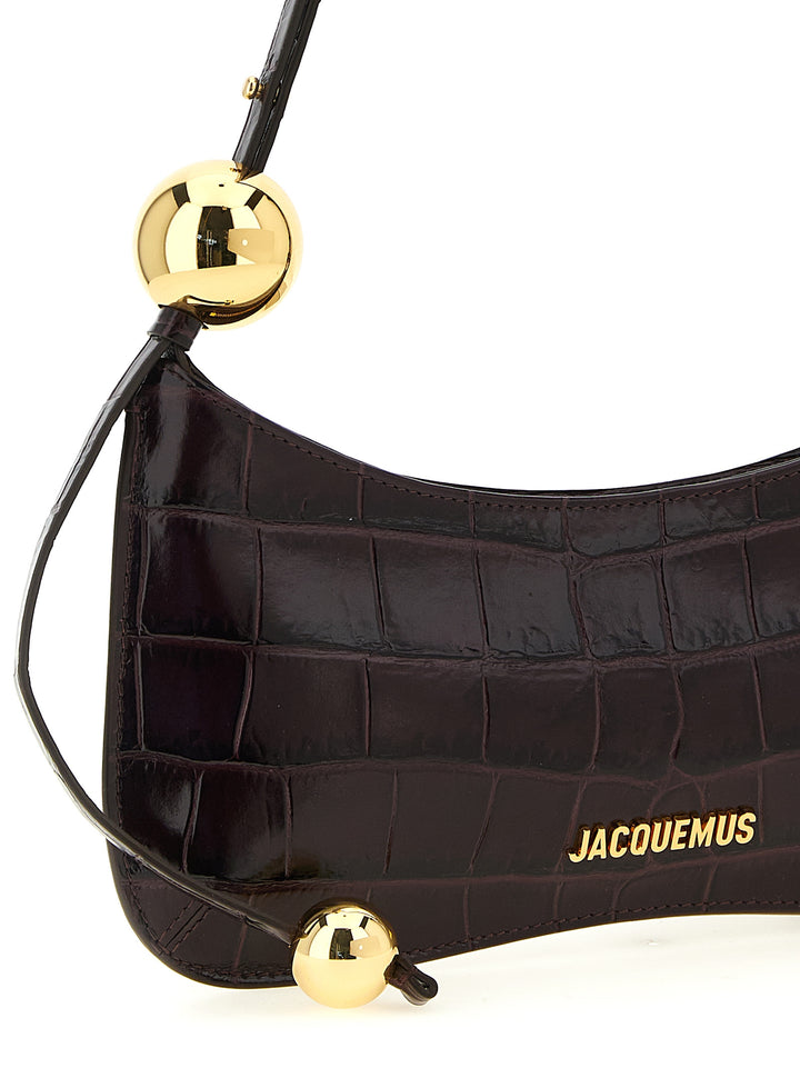 Jacquemus Le Bisou Perle Borse a Spalla e Tracolla - Bordeaux | 1a11db55cfa5f18484ce1caf6339bd409a6f3cc0