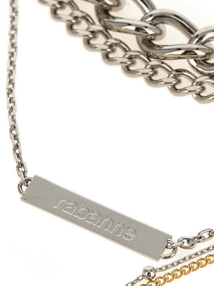 Paco Rabanne Collier 5 Rangs Gioielli - Silver | b0f426b4c7b961be7aa03b6d26c5644c6a1fbe98