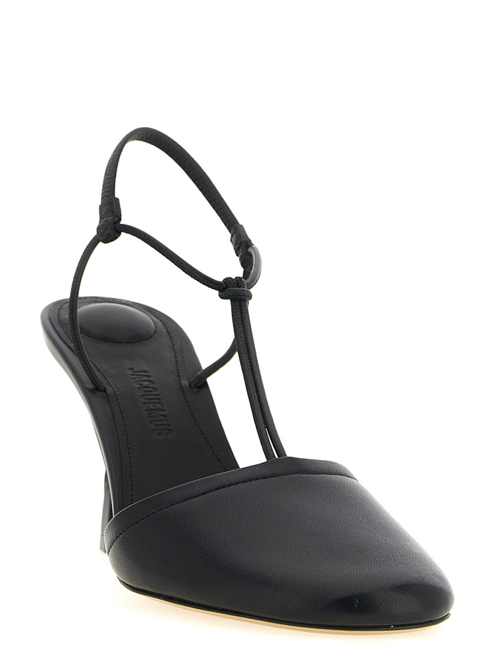 Jacquemus Les Sandales Pina Decollete - Nero | f4c88d7975fb408763eb66f5b7d9e413505ceedf