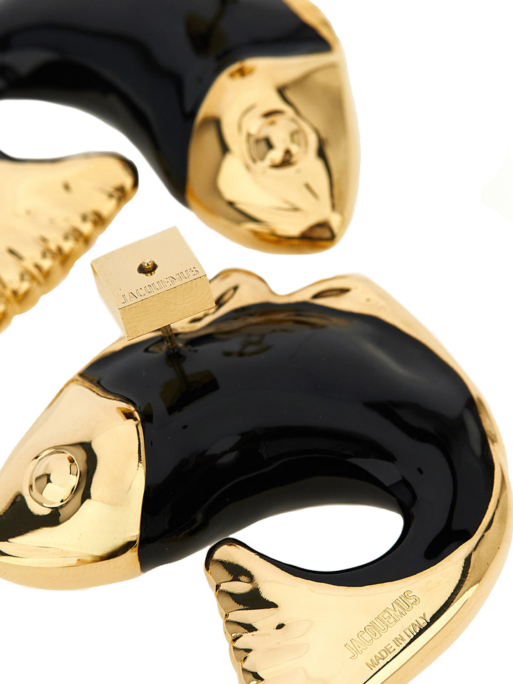 Jacquemus Les Boucles Poisson Gioielli - Nero | 530f65fab402c7e327630c6dbd05f89830902325