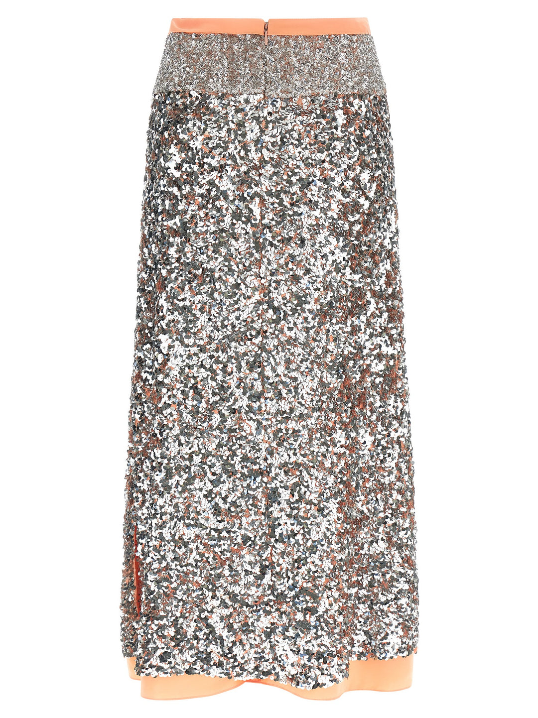 Paco Rabanne Sequin Skirt Gonne - Silver | beddfea6bce447623eca801e4e21033ce08255c3