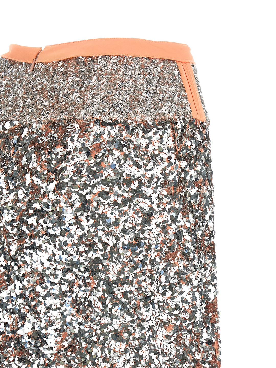 Paco Rabanne Sequin Skirt Gonne - Silver | 6f1d5dc033002cae5cb63f059f2e0544cb80fe57