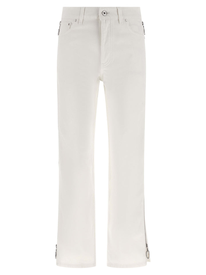 Paco Rabanne Zip Jeans - Bianco | 5922d8042e5ab616d992b9f6ab938ca93c716818