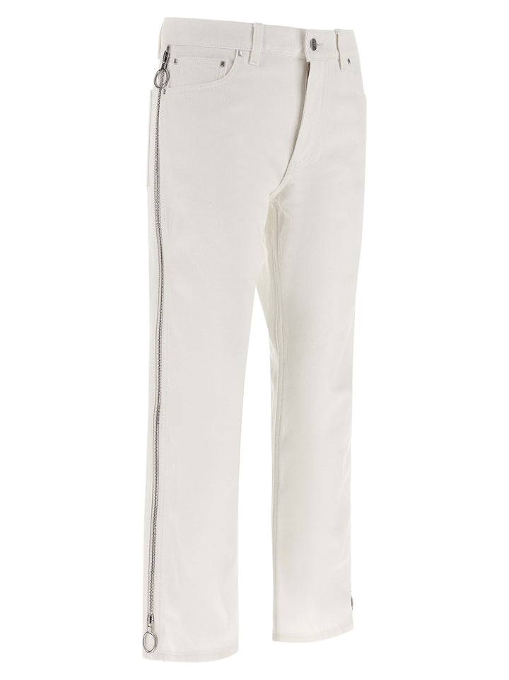Paco Rabanne Zip Jeans - Bianco | ba29cd8eeb616c8736e0d82ac6258d58f31649d7