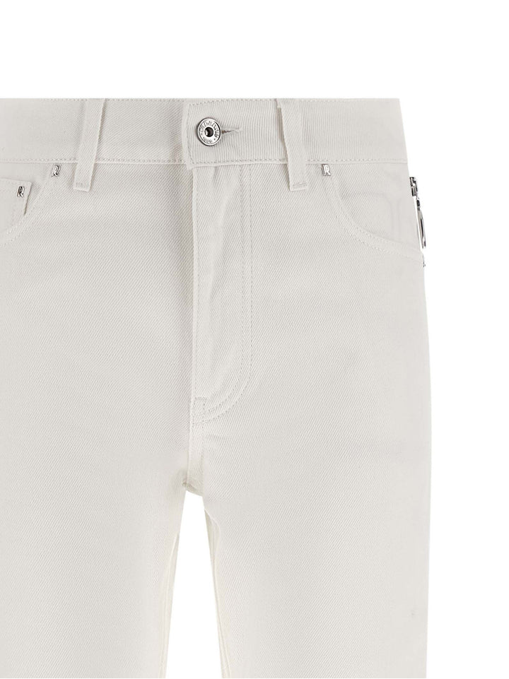 Paco Rabanne Zip Jeans - Bianco | 014a2749eeb2b5e94515614ccda064ff594a03f2