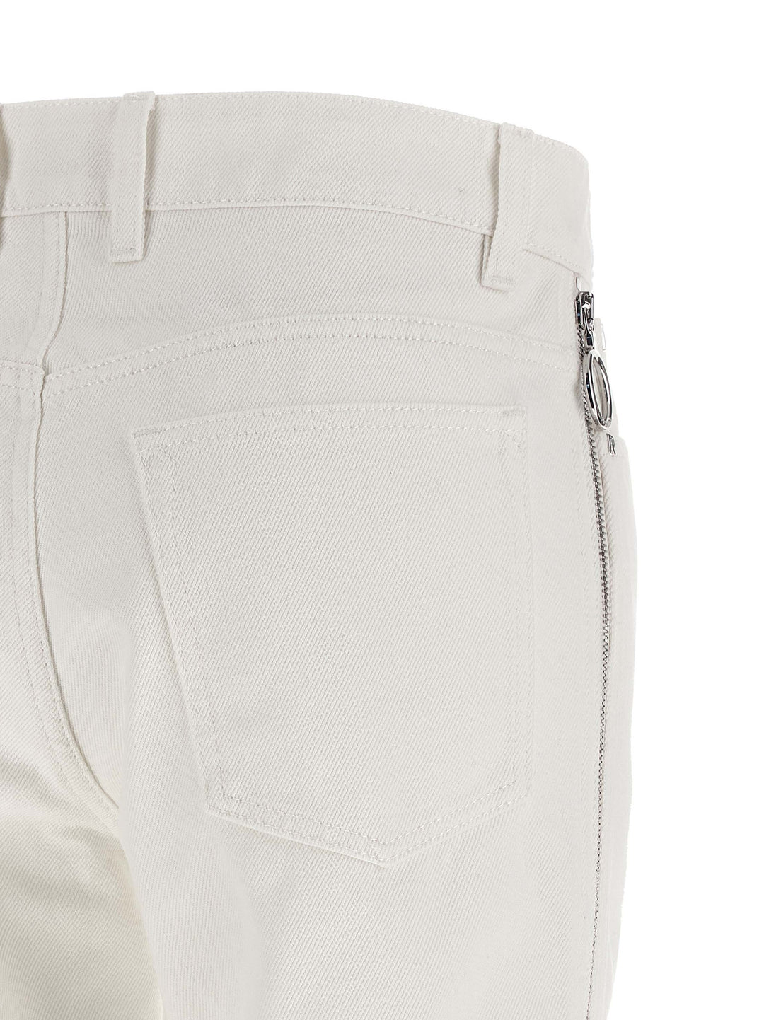 Paco Rabanne Zip Jeans - Bianco | 0992b2e6dc35de198b1d6a419834463cf5b3a78a