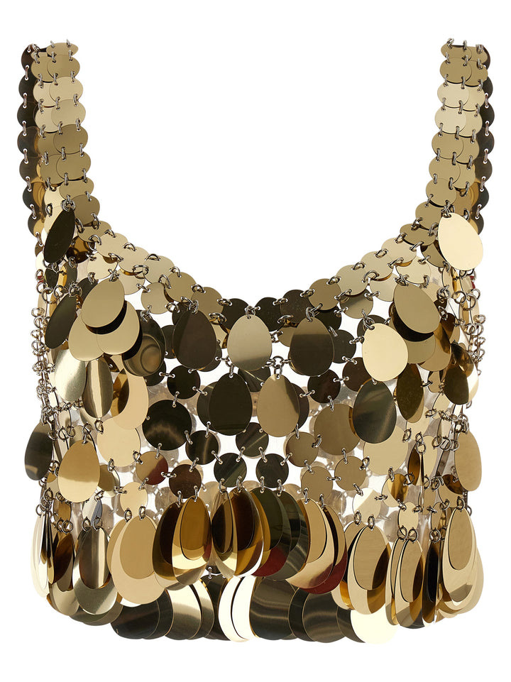 Paco Rabanne Haut Top - Oro | 83390983fb2e1bd404b71cc5295b9182244b3da0
