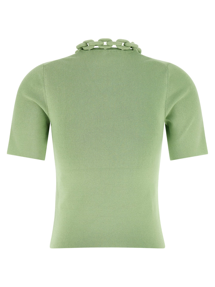 Paco Rabanne Chain T shirt - Verde | ac2364e3a1ed2823f1605de283b455a059058c71
