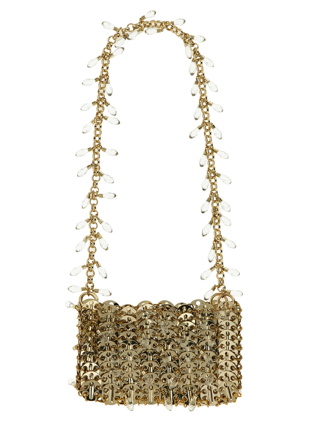 Paco Rabanne 1969 Nano Crystal Borse a Spalla e Tracolla - Oro | 1f6aba35cb188dedd6a22556ef6a689fc7da7cd0