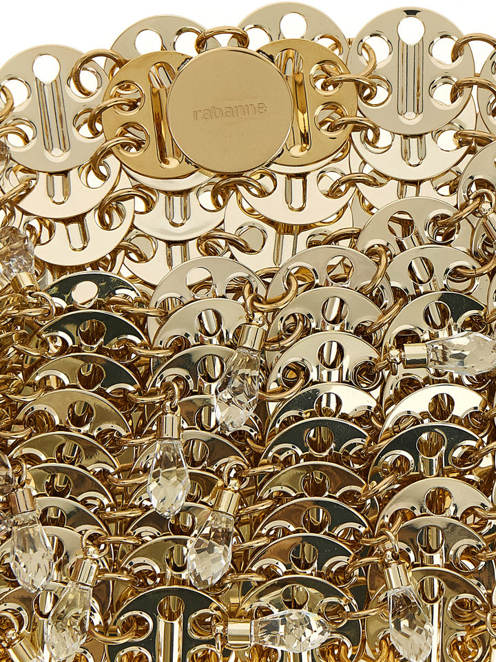 Paco Rabanne 1969 Nano Crystal Borse a Spalla e Tracolla - Oro | 1e510451ec4e216b4d06506d25736221752717aa