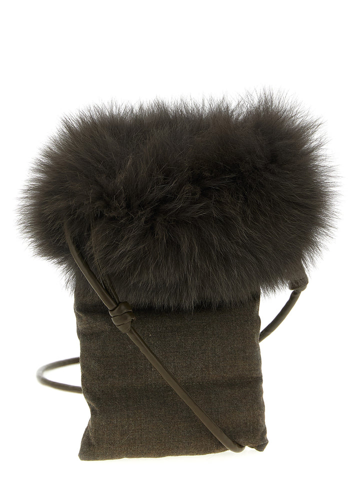 Yves Salomon Etui Accessori Hi Tech - Marrone | 845907e0c578d8517dbce73ca42dab68d8e62584