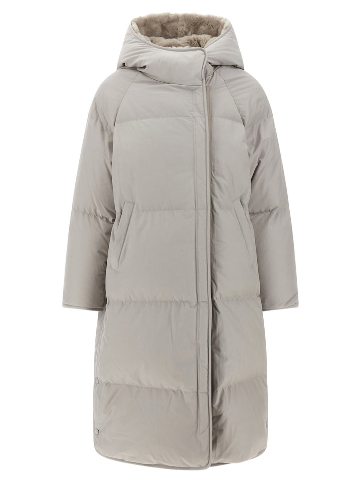 Army Yves Salomon Sheraling Insert Down Jacket Puffer Jackets - Grigio | 92b9d7bec902d9ee84a48397cb9003fa636d7021