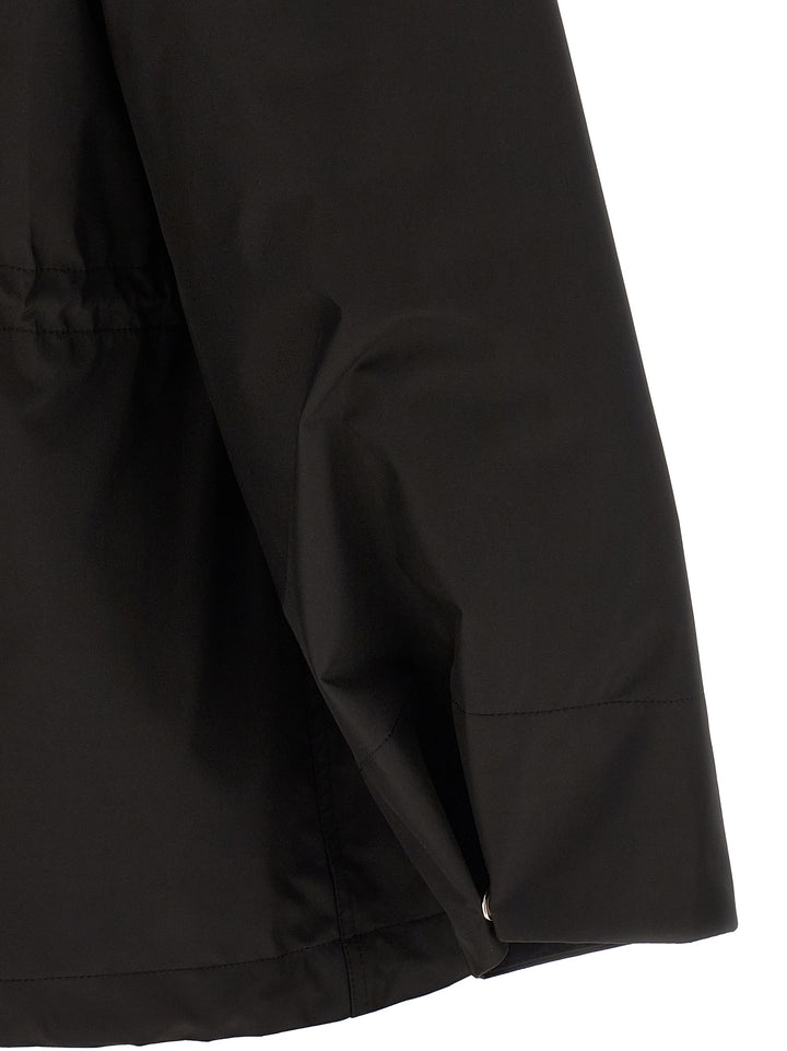 Army Yves Salomon 2-In-1 Parka Puffer Jackets - Nero | 536d20f649487c663c0997e2c5f8c3e5b940af06