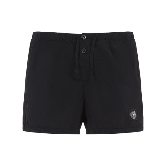 Black Polyamide Shorts