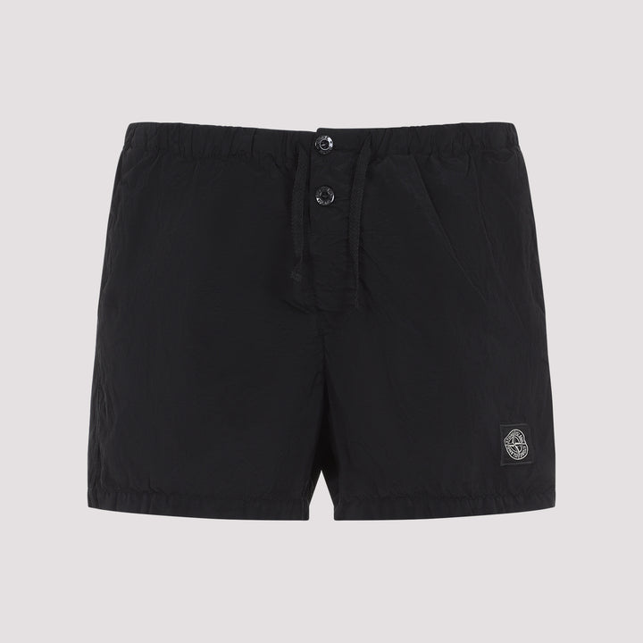Stone Island Shorts - Nero | e7e3e2ec9792cb969d28dd988df393802ec50e90