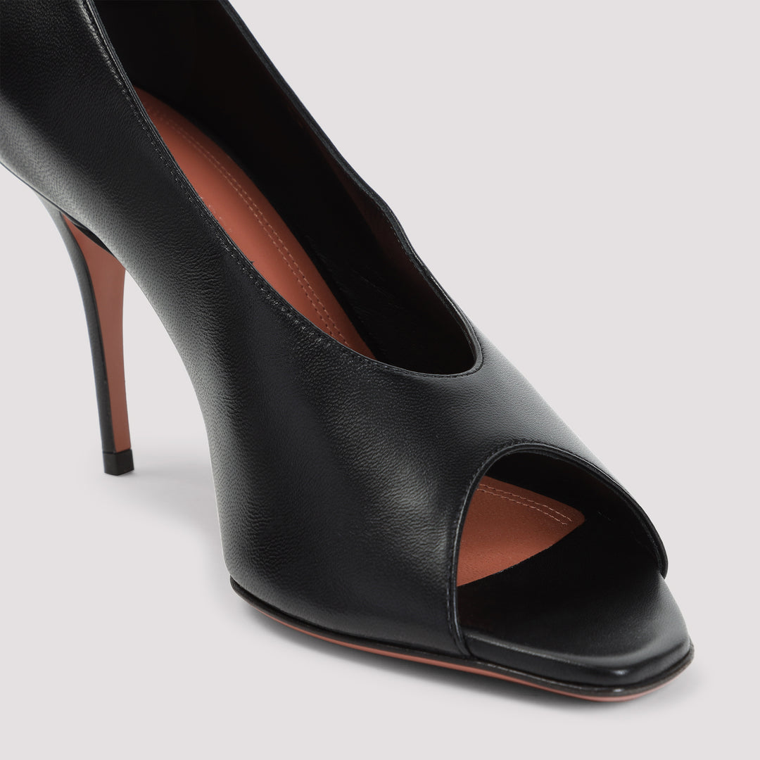 Amina Muaddi Decollete - Nero | 47c391f9599ebd36789a7e7c87657160650cd16a