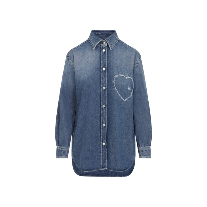 Moschino Shirts - Blu | f83e84d3aad596e9471ab6bee3a43e42e9fd7893
