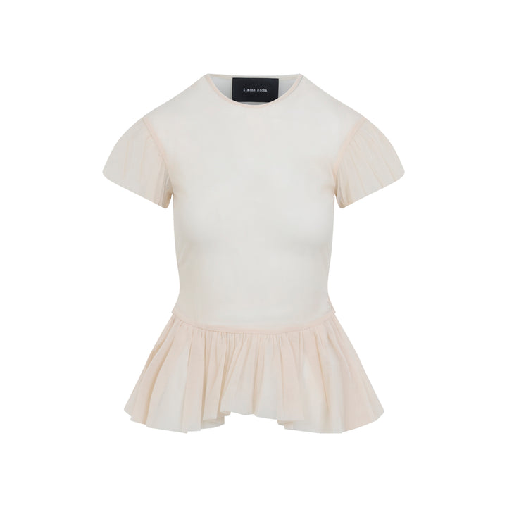 Simone Rocha Top - Nude & Neutrals | 15b3a920577bb990fbe232752820ae53f25cf60f