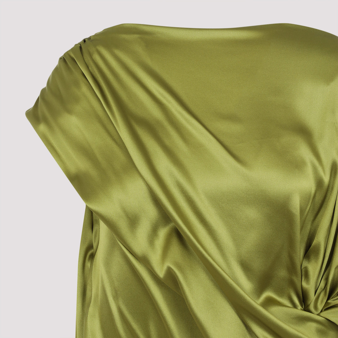 Dries Van Noten Midi dresses - Verde | 24345638551a3fec565cec3f2988dd3d9f6fe790