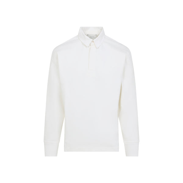 White Cotton Alyk Rugby Polo