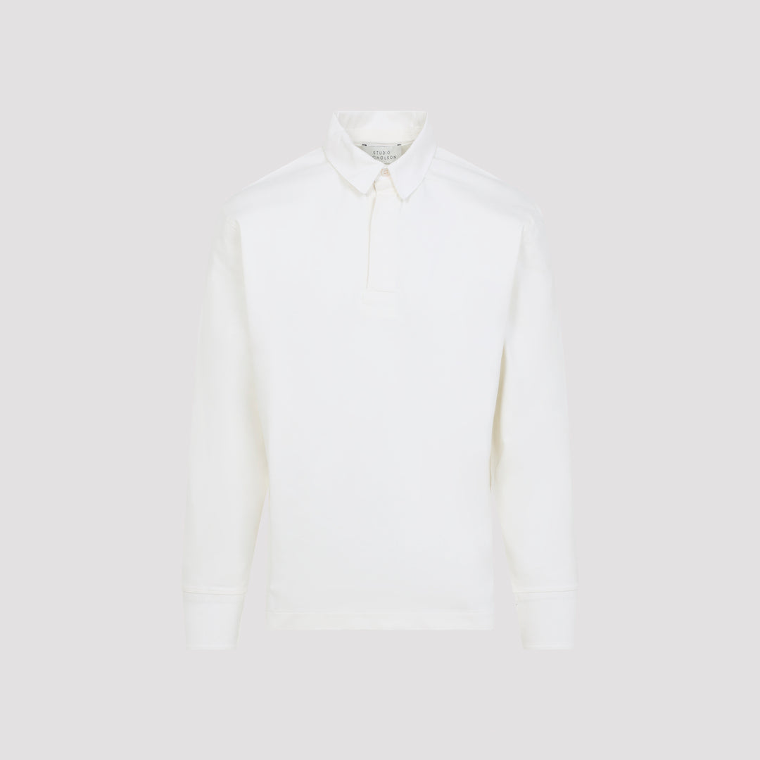 Studio Nicholson Polo - Bianco | c51c8a338370bbfb0aef881956758f3802918383