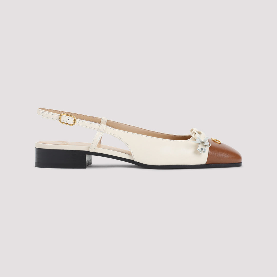 Valentino Garavani Ballerinas - Nude & Neutrals | 9a50a62399a69ed441d7a400c5ec96cae039c29b