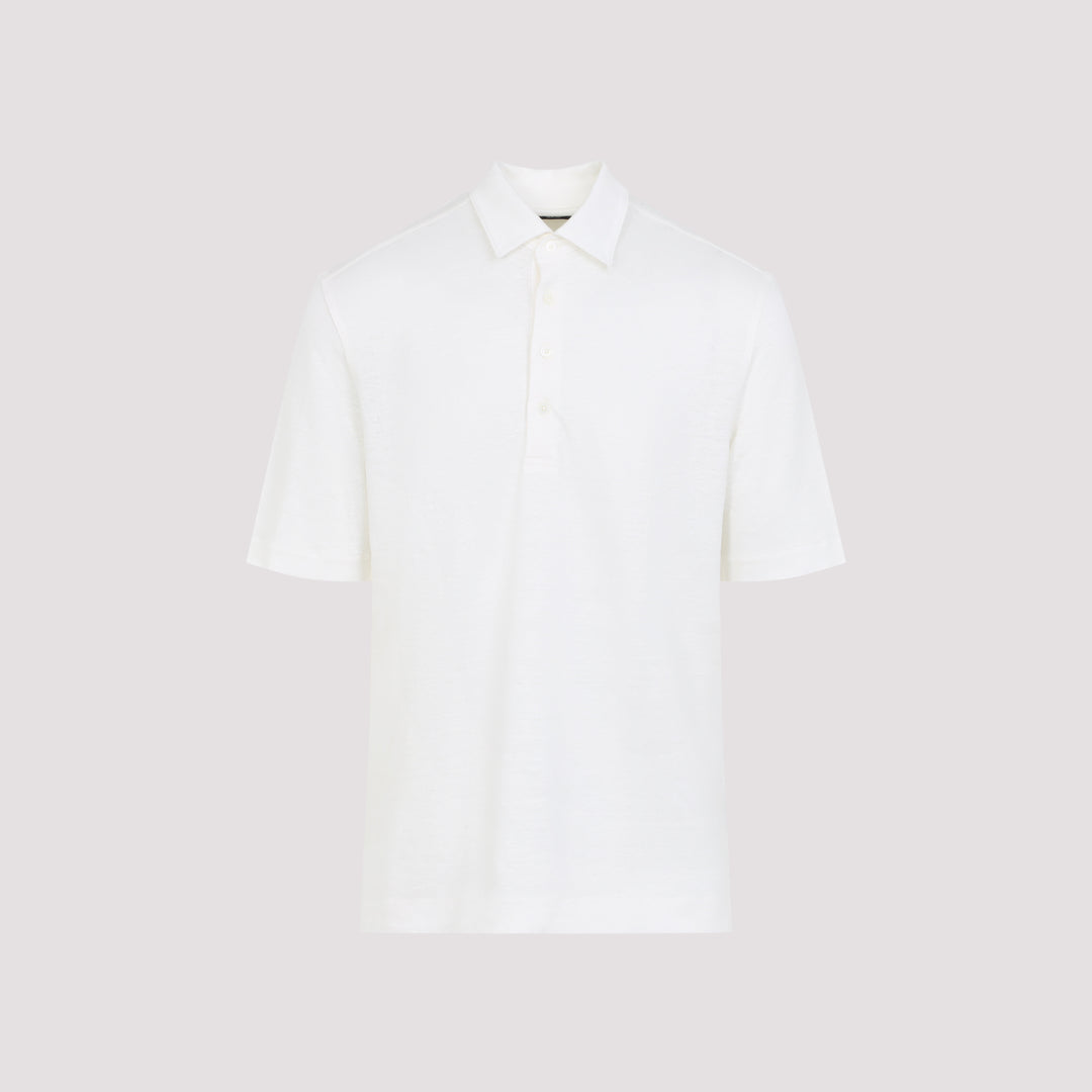 Zegna POLO - Bianco | 3b69bc68b3a1321a10155a110f56d26dabfd9d54
