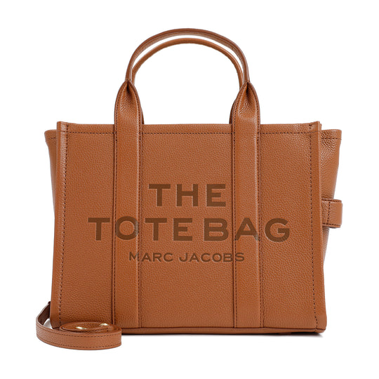 The Leather Medium Tote Tan Bag