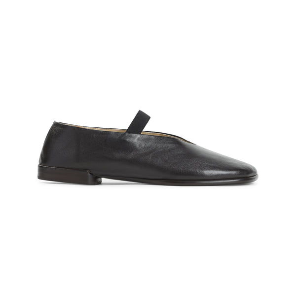 Dark Choccolate Glove Ballerina Flats