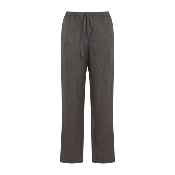 Brown Linen Pants