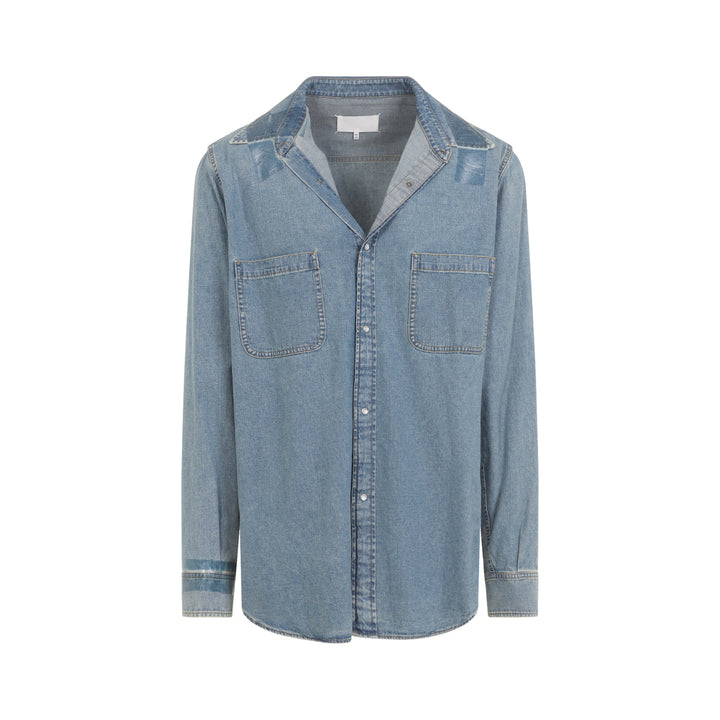 Maison Margiela Shirts - Blu | 44a0ac74e7575b213635c4836fc329ad5889fe28
