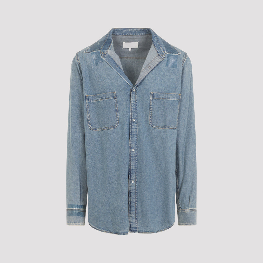 Maison Margiela Shirts - Blu | e13ae0c0c5dfcc26890bf0042c792350524fda56