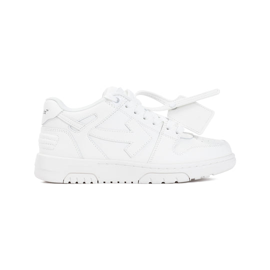 White Out Of Office Leather Sneakers