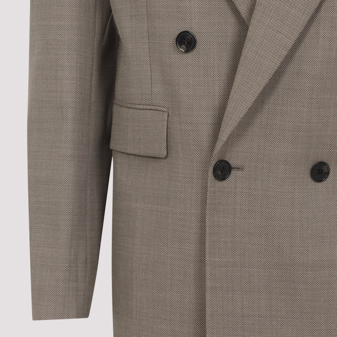 Saint Laurent Blazer - Nude & Neutrals | ab3258e70d6f1b311cf90699558f40c3c9483a9c