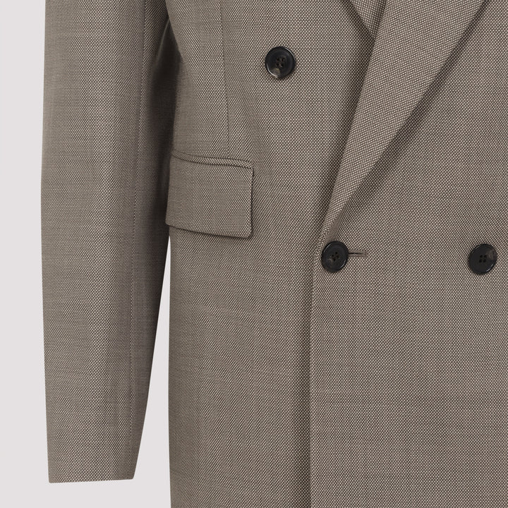 Saint Laurent Blazer - Nude & Neutrals | ab3258e70d6f1b311cf90699558f40c3c9483a9c