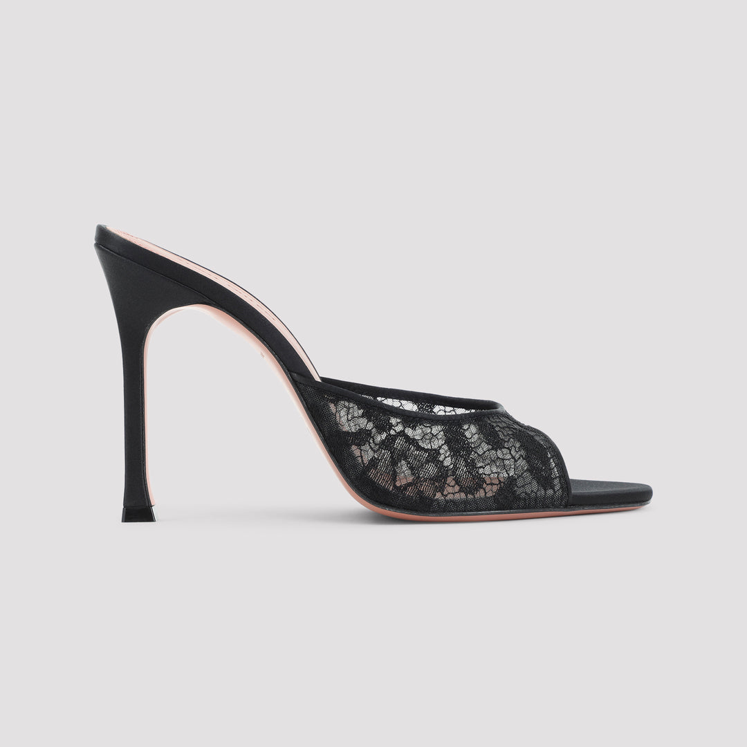 Amina Muaddi Decollete - Nero | 278a98c82ee3d8688cd4d247c952313c8c6a9c14