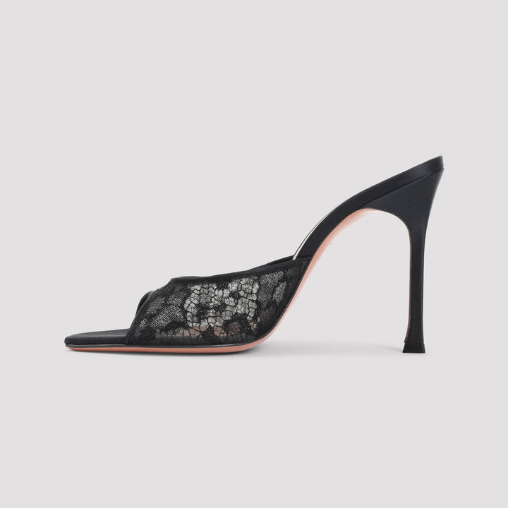 Amina Muaddi Decollete - Nero | 4df82f8a4374114b9745f6408cc067d1673ba563