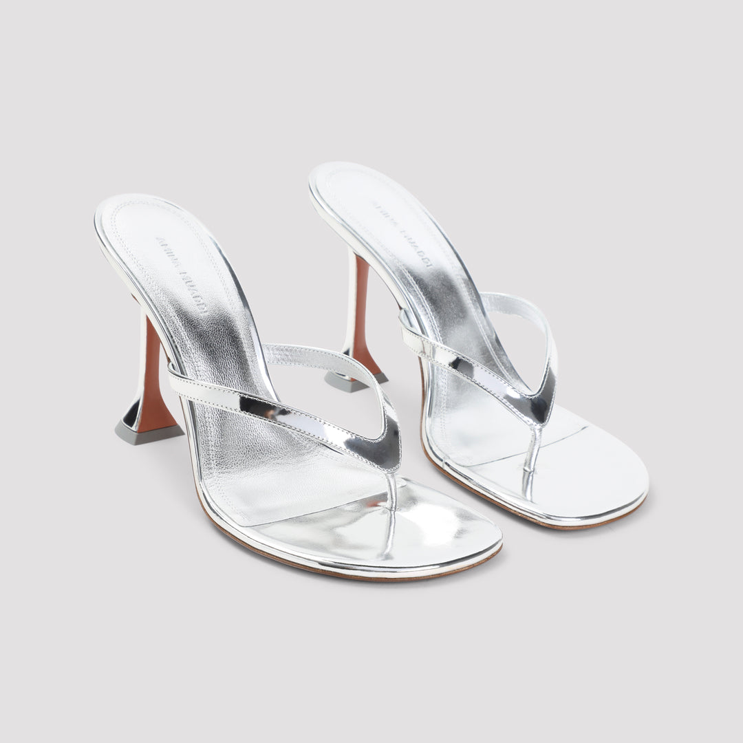 Amina Muaddi Sandali - Metallic | c7c2f2302fa4dd82e02e5a2e3a1ff483aca06768